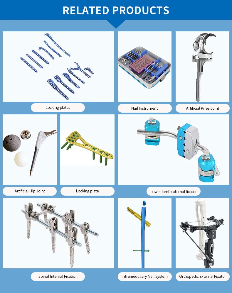 Distal Dorsal Plate of Radius Titanium Fracture Full Types Implant Orthopedic Instruments Plate