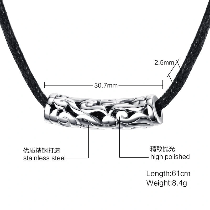 30.7 Cm Titanium Steel Xiangyun Necklace Fashion Accessories Stainless Steel Necklace Gift to Boyfriend